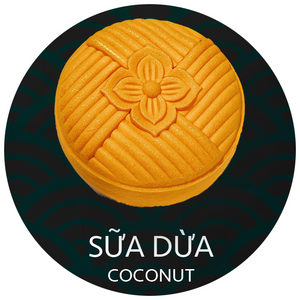 BTT Sữa Dừa (0 Trứng) - Coconut Mooncake (No Salted Egg Yolk)