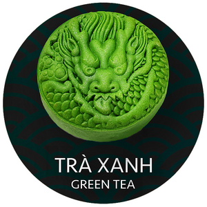 BTT Trà Xanh (1 Trứng) - Green Tea Mooncake (1 Salted Egg Yolk)