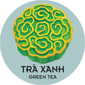 BTT Trà Xanh (0 Trứng) - Green Tea Mooncake (No Salted Egg Yolk)
