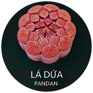 BTT Lá Dứa (2 Trứng) - Pandan Mooncake (2 Salted Egg Yolks)