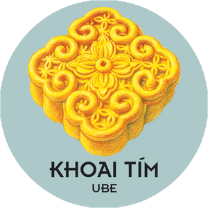 BTT Khoai Tím (0 Trứng) - Ube Mooncake (No Salted Egg Yolk)